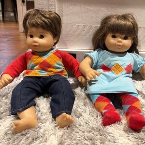 Pleasant Company American Girl Doll Bitty Baby Twins Brunette